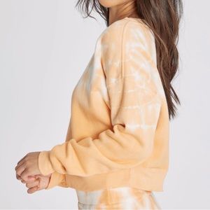 [S] Wildfox Knit Melon Regal Crew Neck Long Dolman Sleeve Pullover